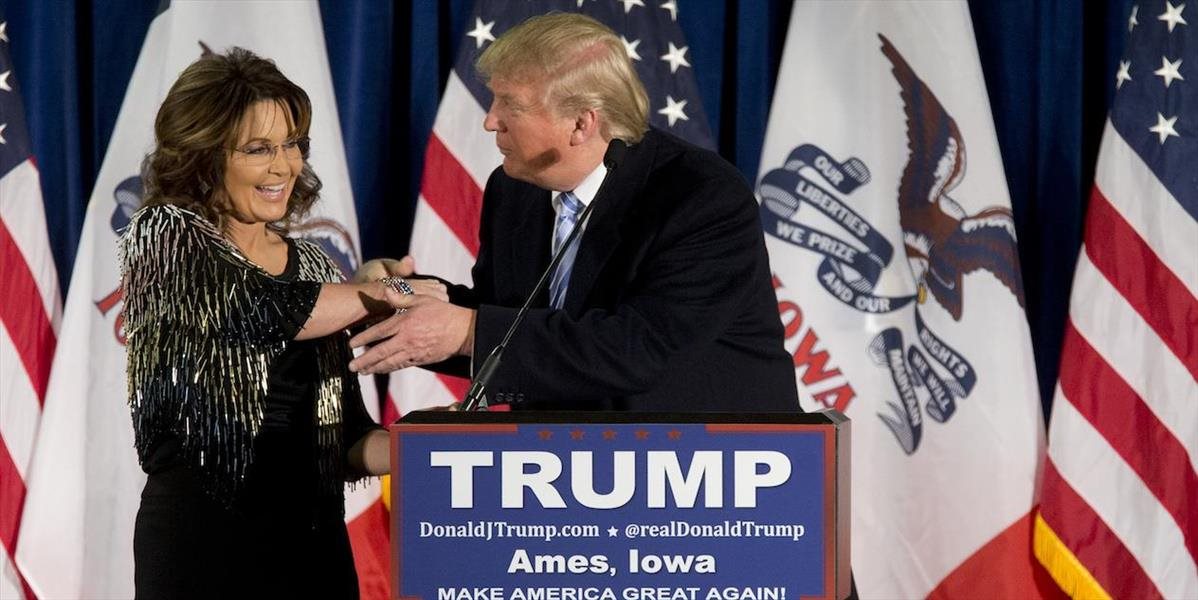 Sarah Palinová podporila v zápase o Biely dom Donalda Trumpa