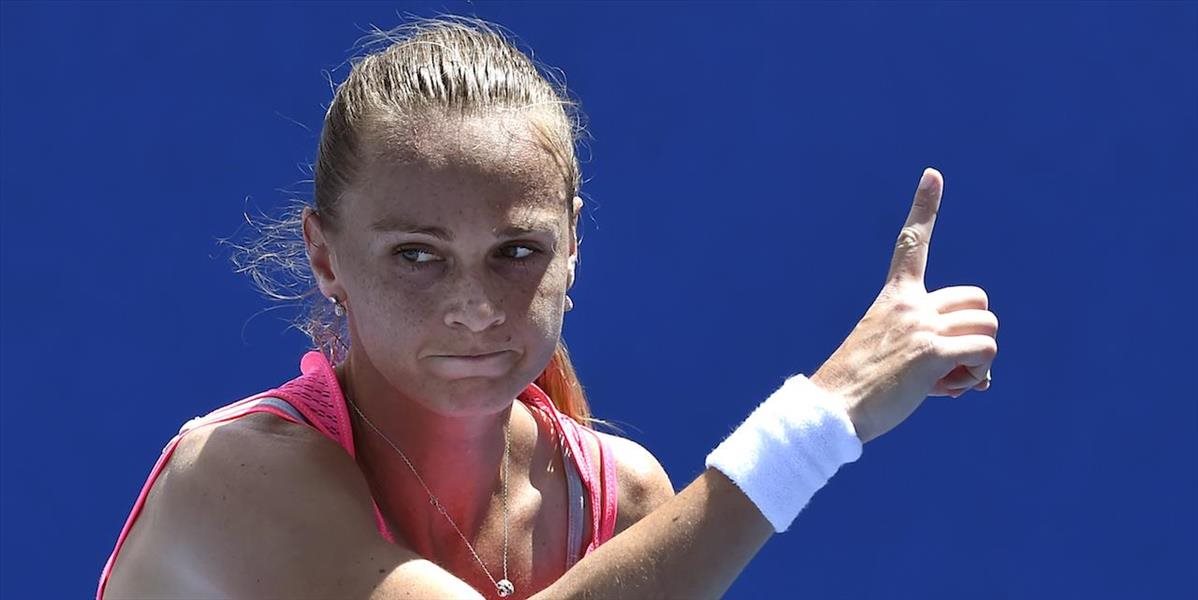 Autralian Open: Rybáriková skrečovala zápas, zradila ju achilovka