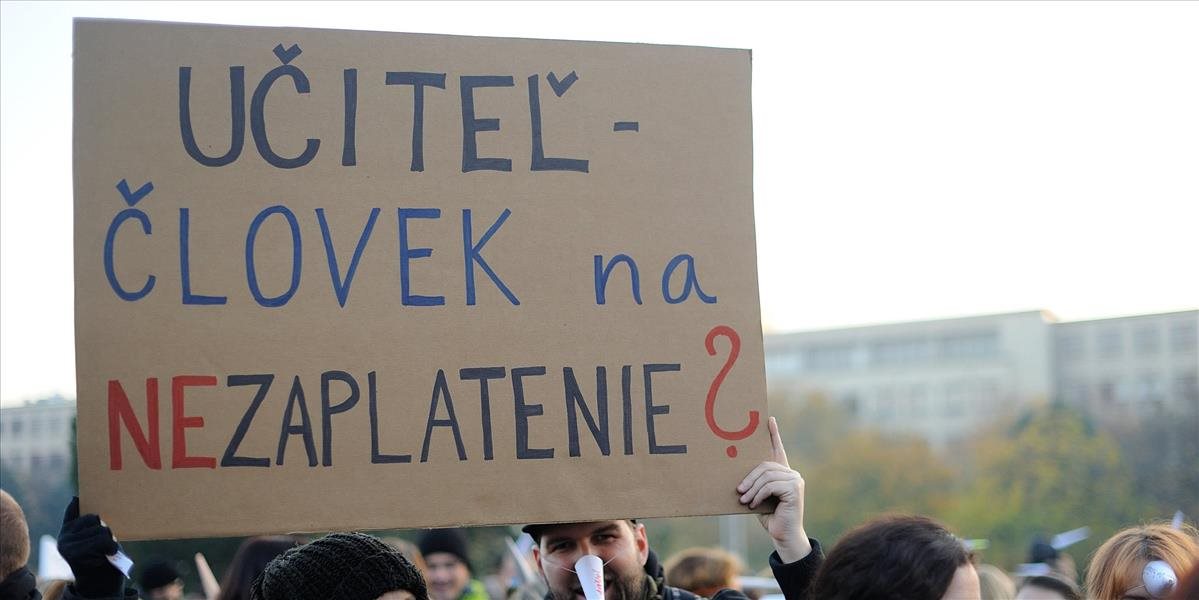 Ostrý štrajk učiteľov na celom Slovensku: Tieto školy budú zatvorené