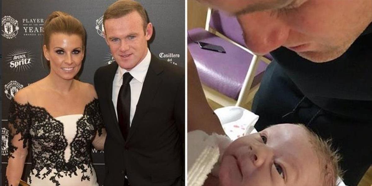 FOTO Rooney sa teší z tretieho syna, Kita Josepha