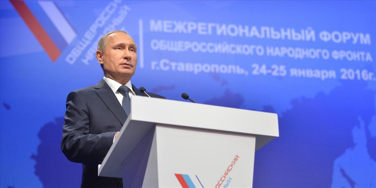 Putin: Rusko pomáha v Sýrii likvidovať teroristov, do vnútorných vecí nezasahuje