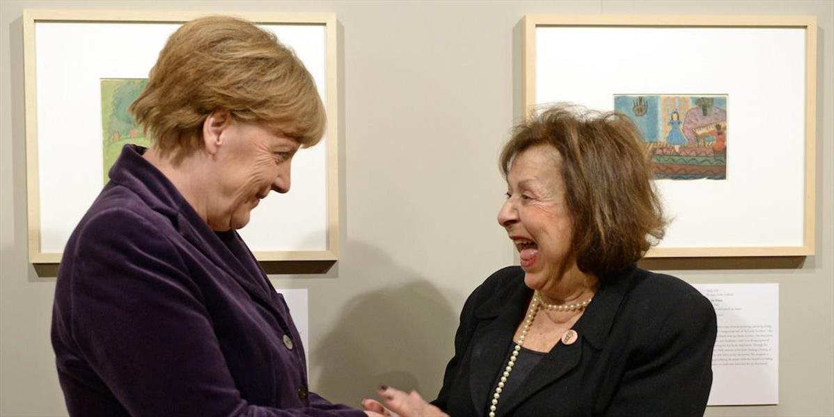 Merkelová otvorila v Berlíne výstavu umenia z obdobia holokaustu