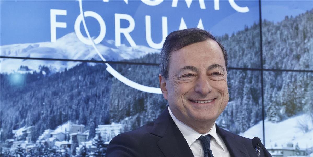 Šéf ECB Mario Draghi prisľúbil zvýšenie miery inflácie