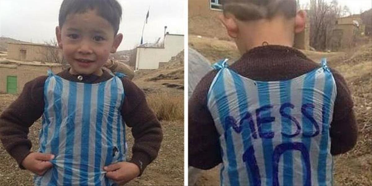 BBC: Chlapec s igelitovým dresom Messiho je z Afganistanu