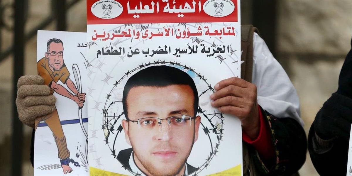 Najvyšší súd v Izraeli rozhodol, že palestínsky hladovkár zostane za mrežami
