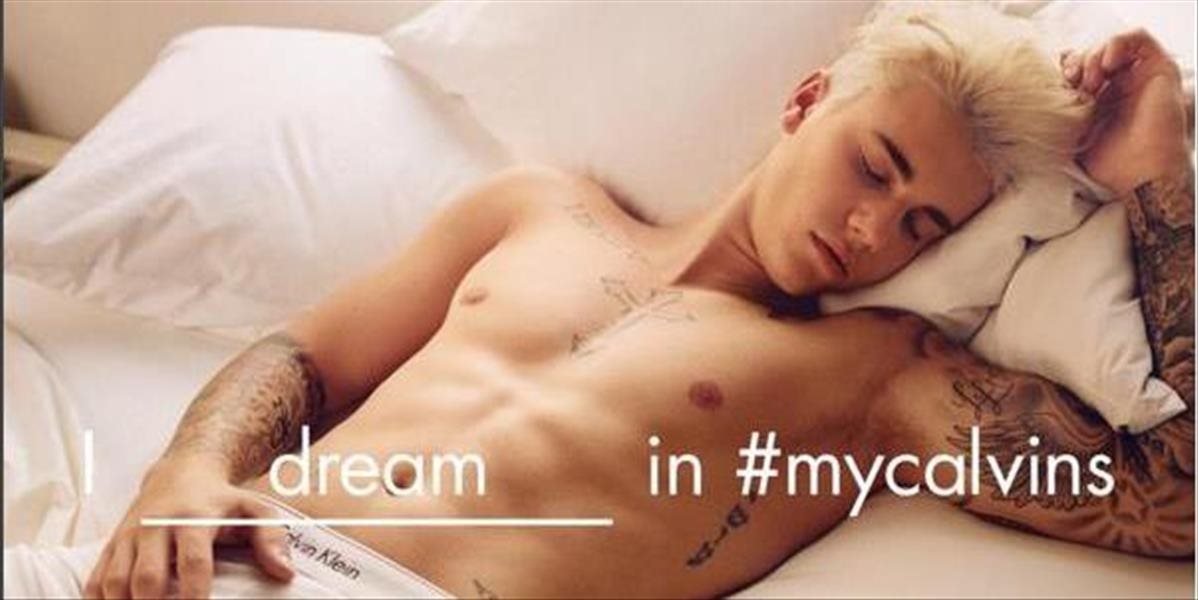FOTO Justin Bieber v novej kampani na prádlo Calvin Klein!