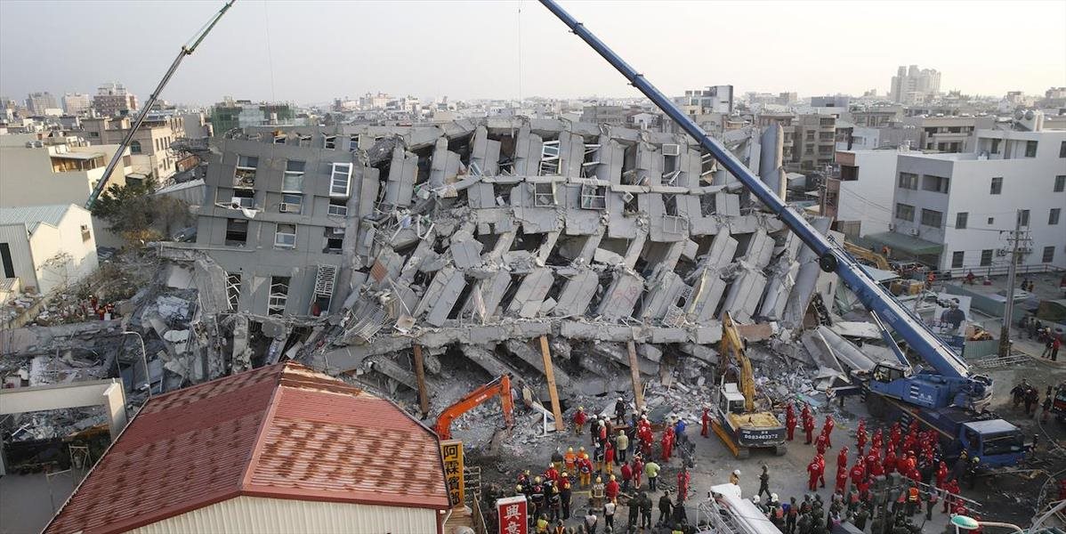 VIDEO Po zemetrasení v Taiwane hlásia už 37 mŕtvych, 500 zranených a vyše 110 nezvestných