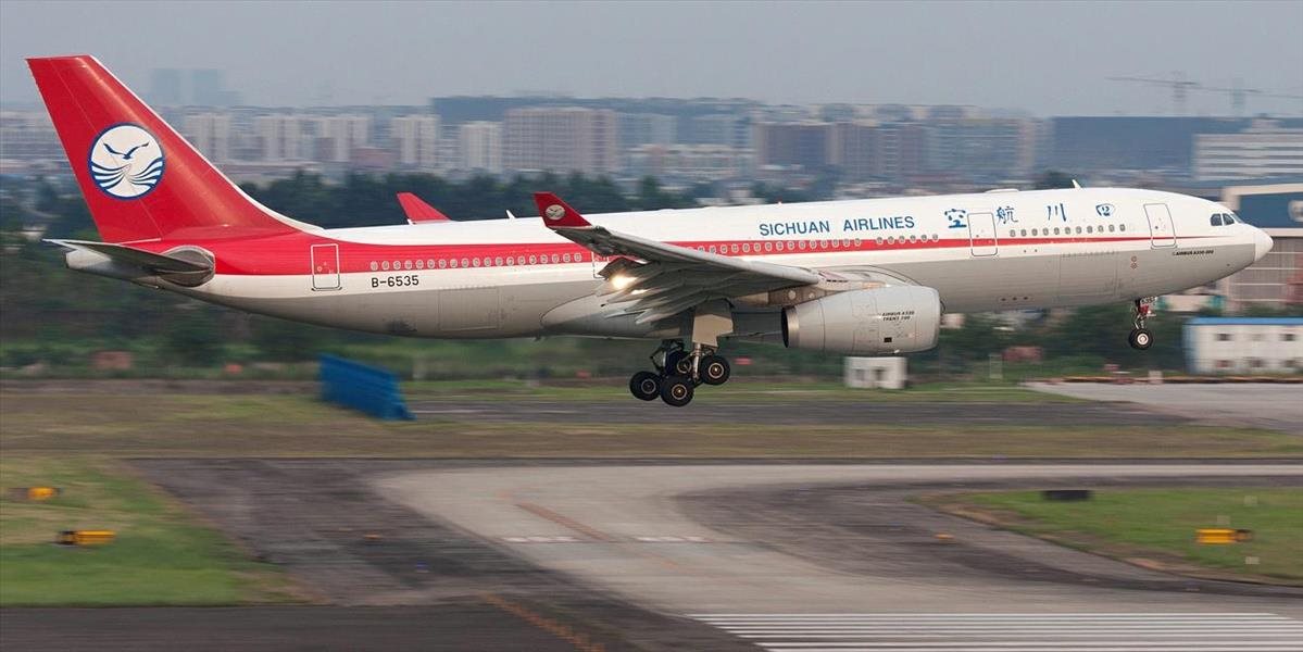Do Prahy mieri tretí čínsky letecký dopravca Sichuan Airlines