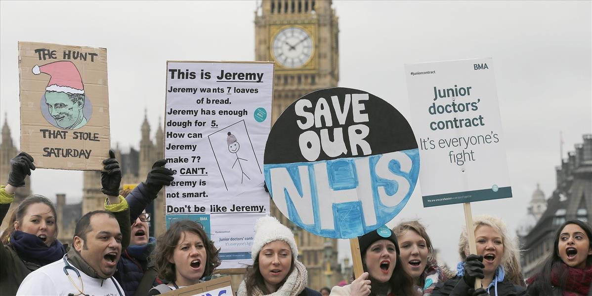 Vyjednávanie stroskotalo, mladí lekári v Anglicku opäť štrajkujú