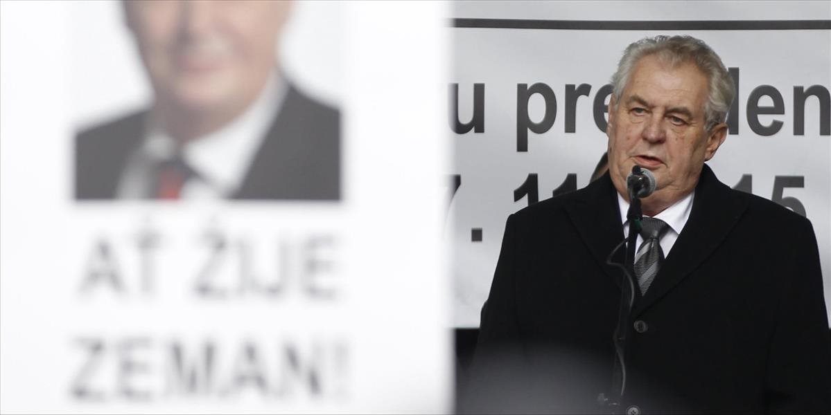 Opozičná TOP 09 vyzvala prezidenta Zemana na okamžitú rezignáciu