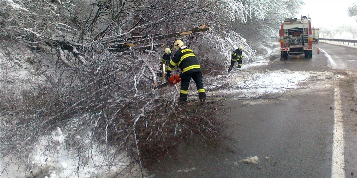 Žilinskí hasiči mali plné ruky práce, z ciest a elektrického vedenia odstraňovali spadnuté stromy