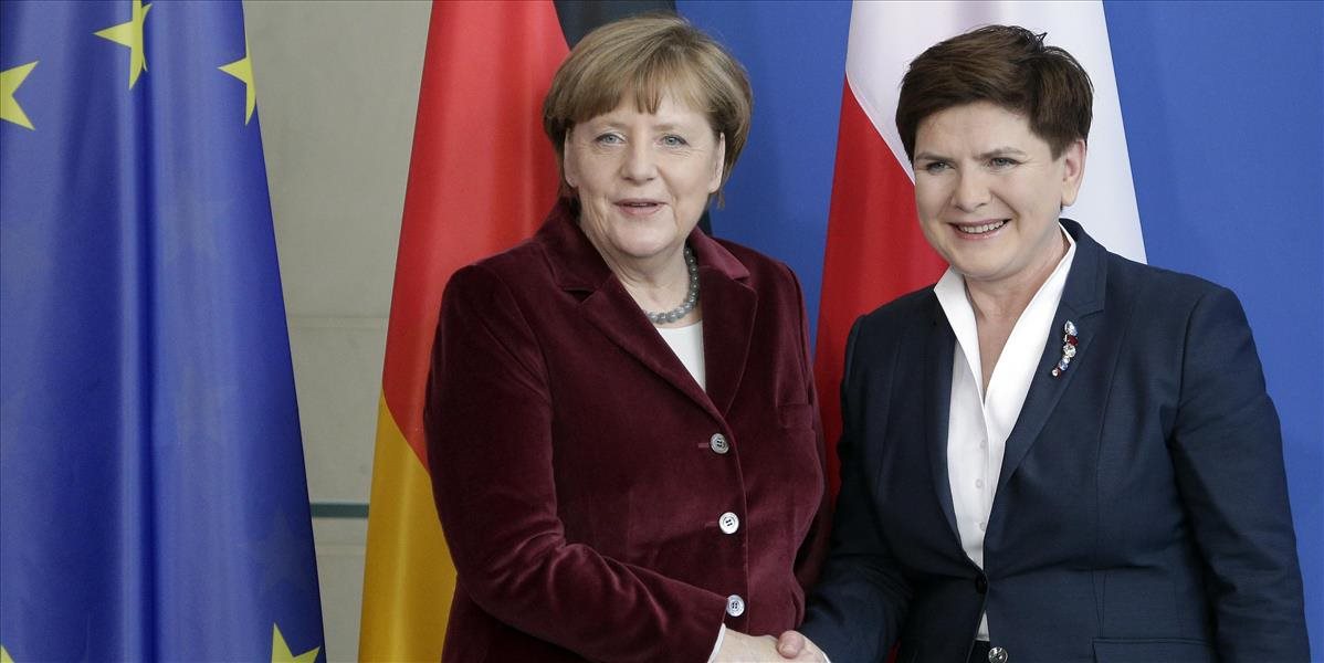 Merkelová a Szydlová sa v Berlíne snažili o vylepšenie bilaterálnych vzťahov