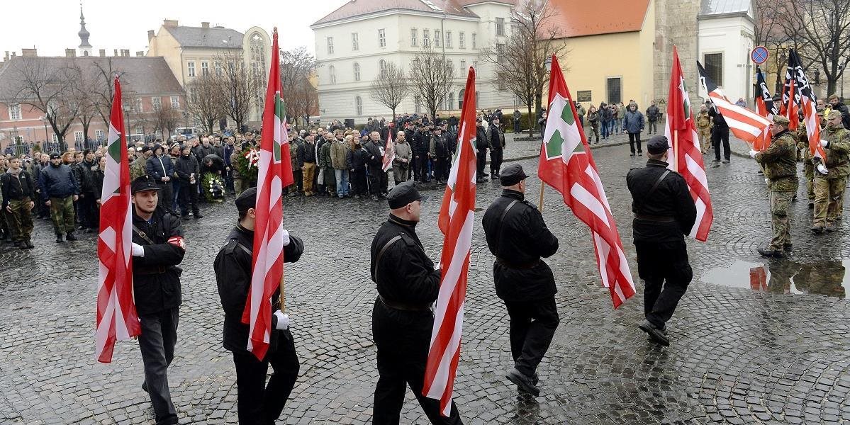 Maďarskí neonacisti si pripomenuli "Deň cti", prišla aj Slovenská pospolitosť