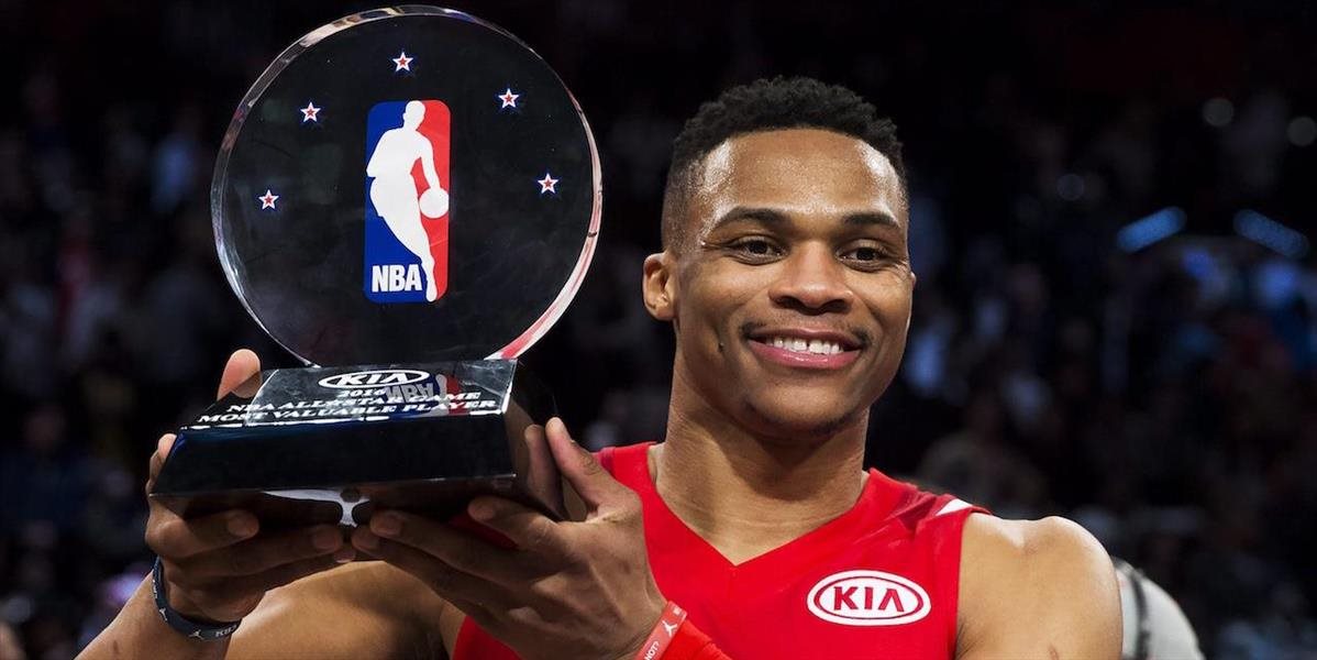 NBA: Západ ovládol Zápas hviezd, Westbrook znova MVP