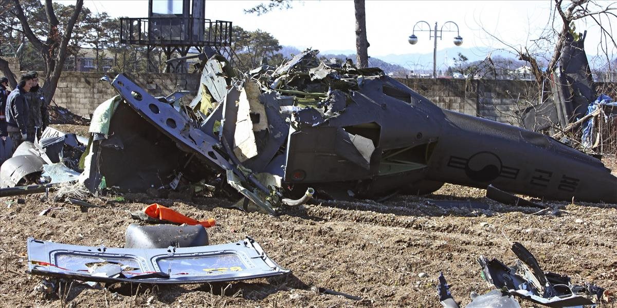 Haváriu vojenského vrtuľníka v Južnej Kórei neprežili traja zo štyroch vojakov