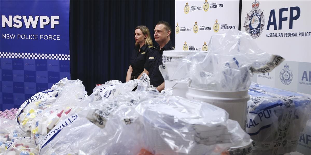 FOTO Austrálske úrady zhabali rekordný kontraband metamfetamínu v hodnote 900 miliónov dolárov