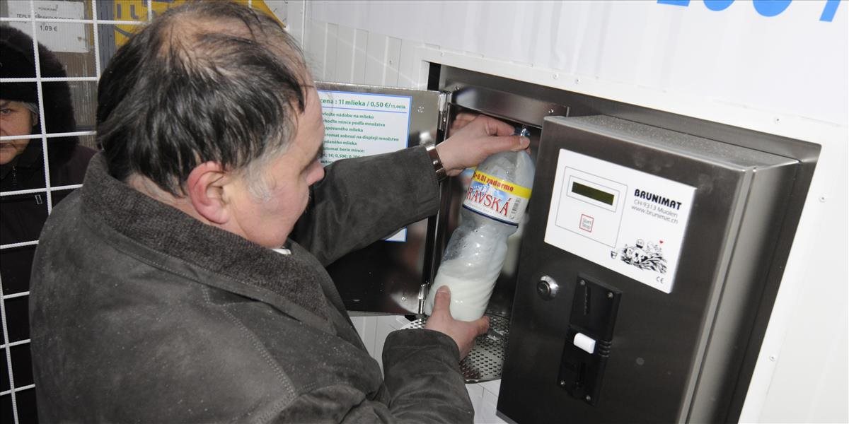 Dvojica z Partizánskeho ukradla z automatu na výdaj mlieka peniaze