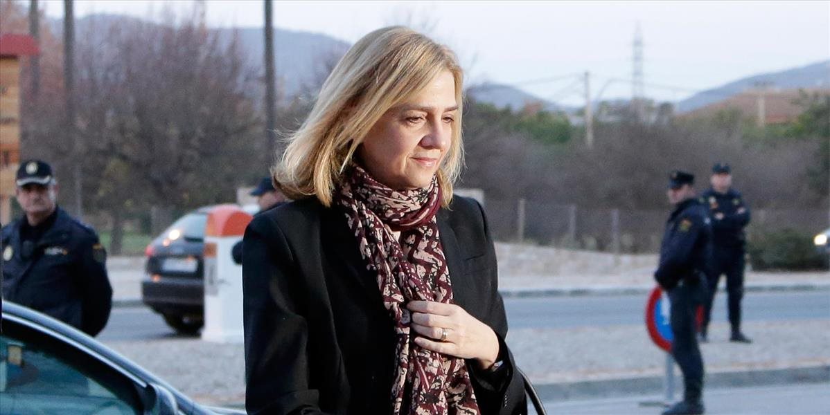 Španielsky súd vypočuje obžalovanú princeznú neskôr, ako sa predpokladalo