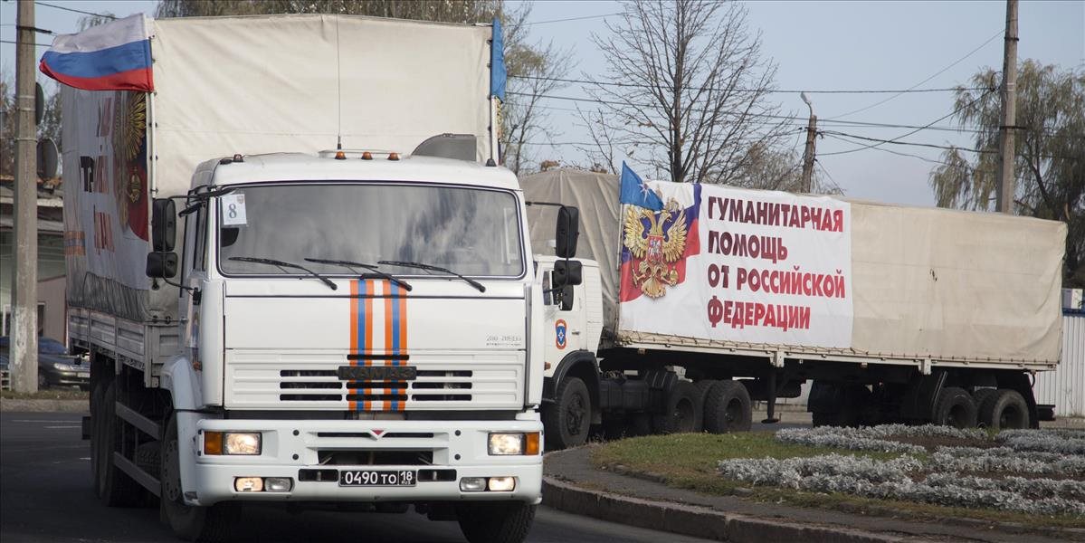 Rusko dopravilo do Donbasu na východe Ukrajiny ďalšiu humanitárnu pomoc