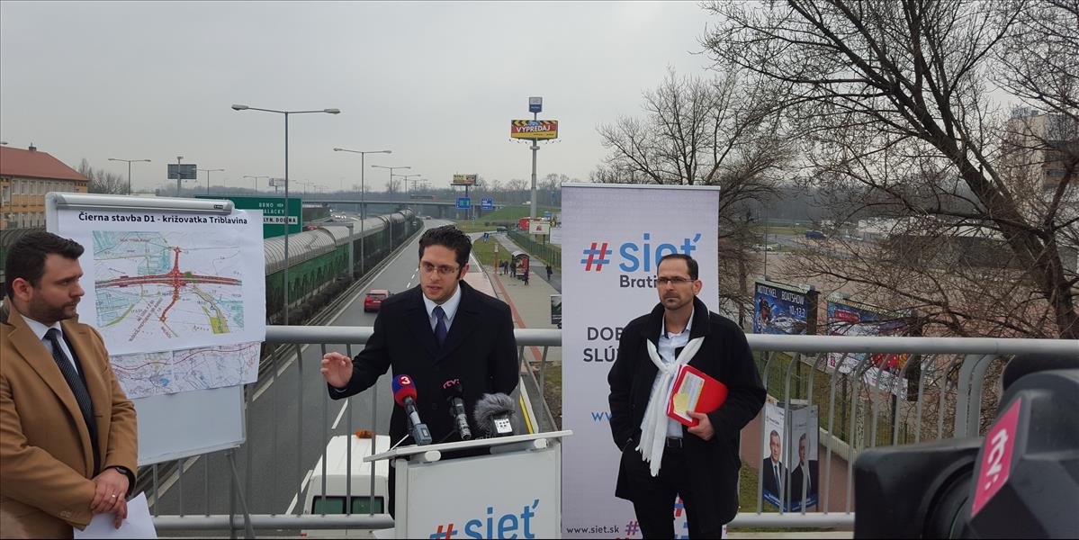 #SIEŤ: Križovatka Triblavina na diaľnici D1 môže byť čiernou stavbou