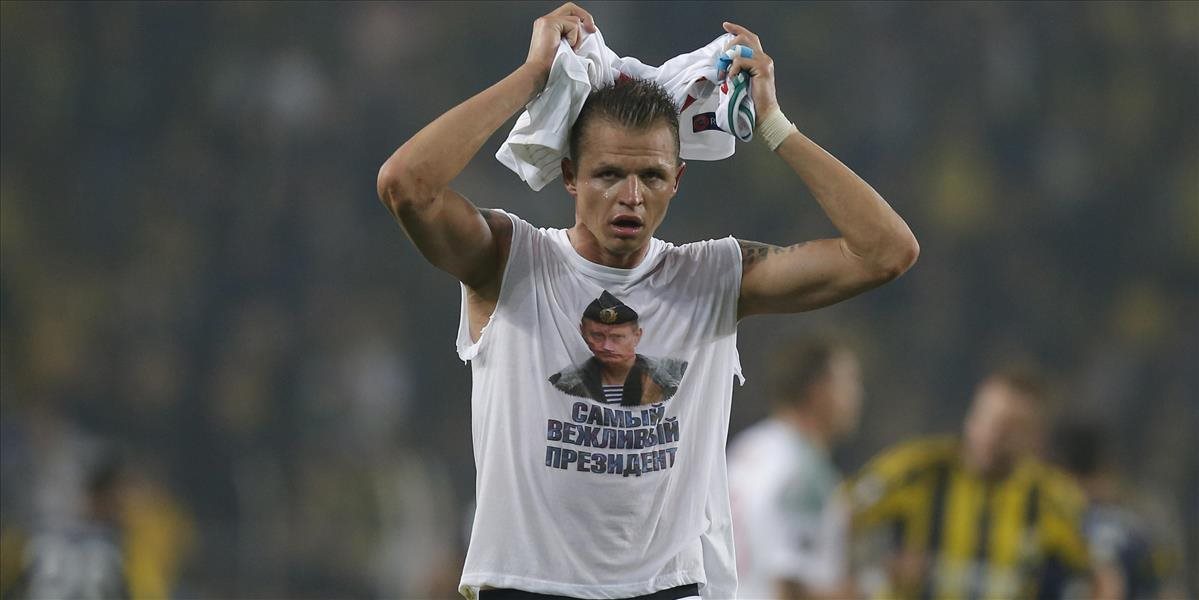Tarasov dostal pokutu 300-tisíc eur za tričko s Putinom