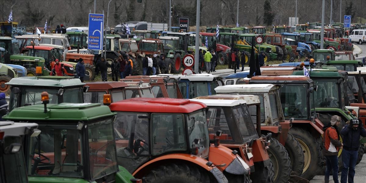 Grécky premiér sa stretne so zástupcami protestujúcich poľnohospodárov, ktorí už mesiac blokujú cesty