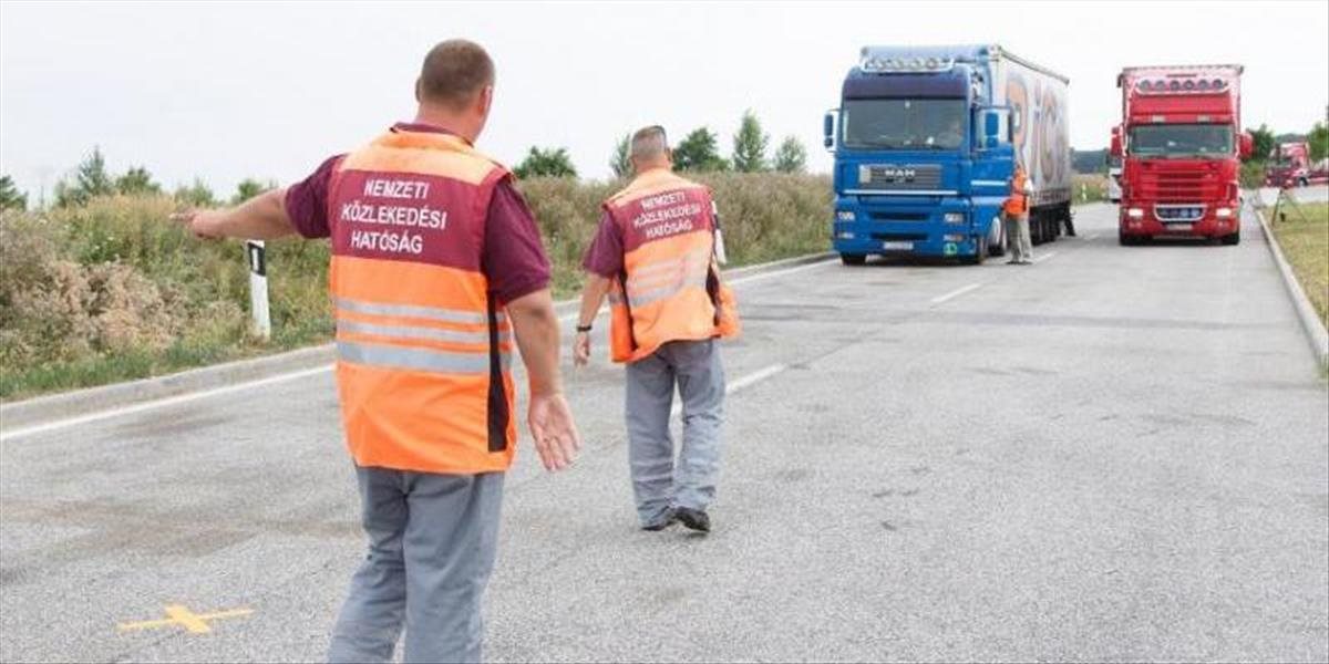 Maďarská polícia päť dní intenzívne kontrolovala nákladné autá a autobusy