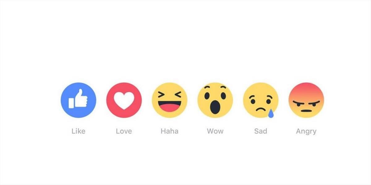 Facebook spustil sľubované nové reakcie cez emotikony
