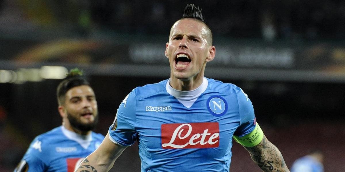 EL: Hamšíkov gól Neapolu nestačil, Manchester United ide ďalej
