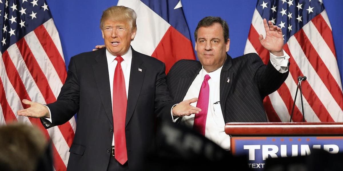 Christie podporil Trumpa za prezidenta: "Wow!" zareagoval miliardár