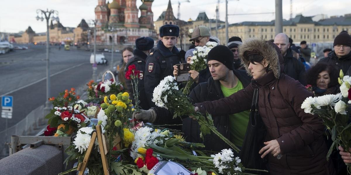 VIDEO Moskovčania si dnes pripomenuli rok od zavraždenia Borisa Nemcova