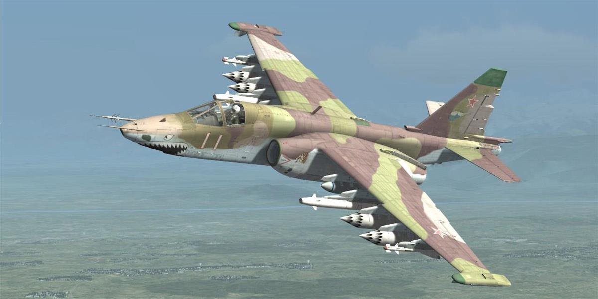 V Rusku sa počas cvičenia zrútilo bojové lietadlo Su-25, pilot neprežil