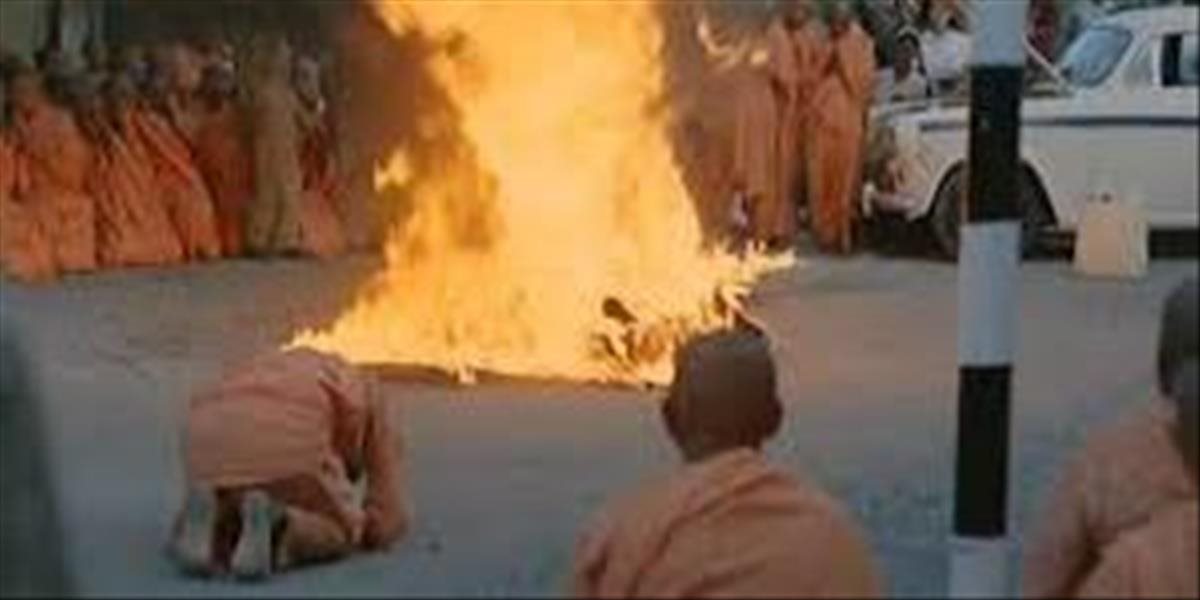 Na protest proti čínskej politike voči Tibetu sa upálil ďalší budhistický mních