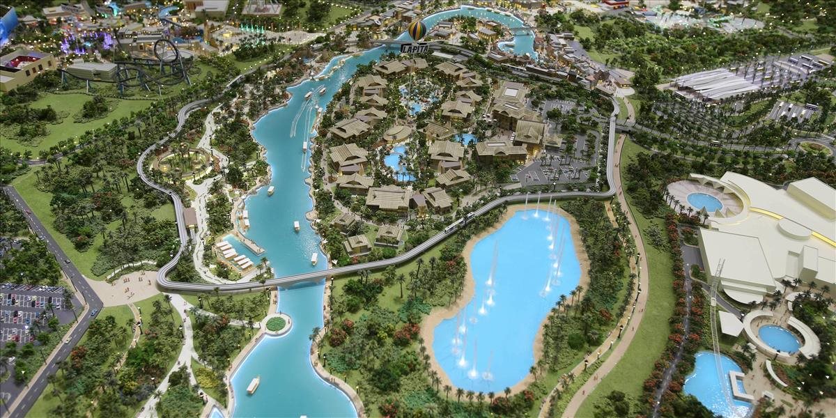 FOTO a VIDEO V Dubaji postavia obrovský zábavný park za 2,8 miliardy