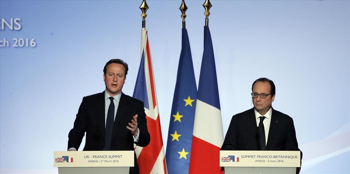 Cameron prisľúbil 22 miliónov eur na riešenie situácie v Calais