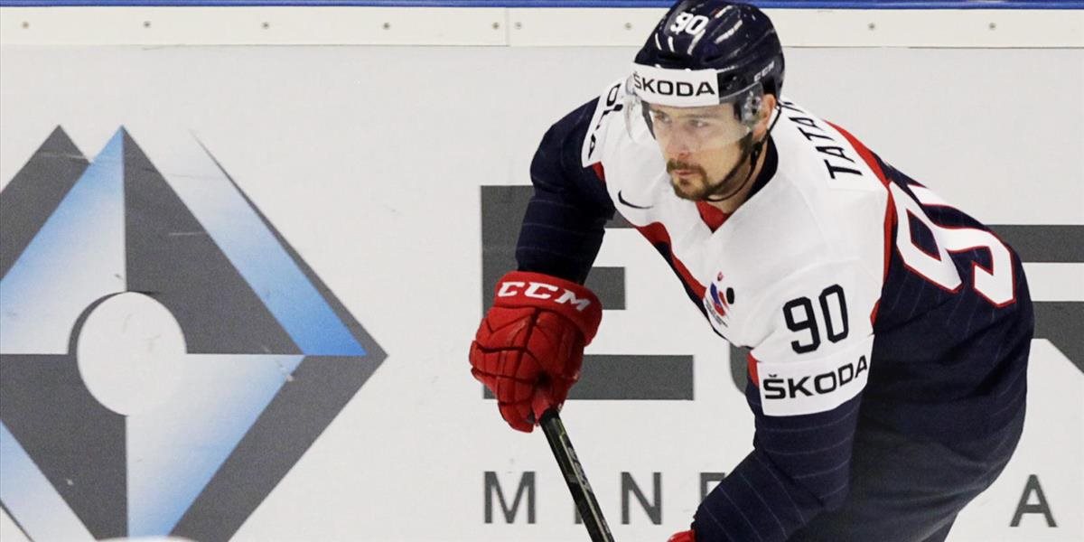 NHL: Slovenský tím na MS možno posilní Tatar, ak bude zdravý