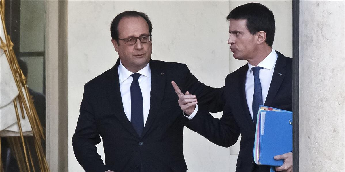 Francúzsky prezident Hollande aj premiér Valls strácajú popularitu