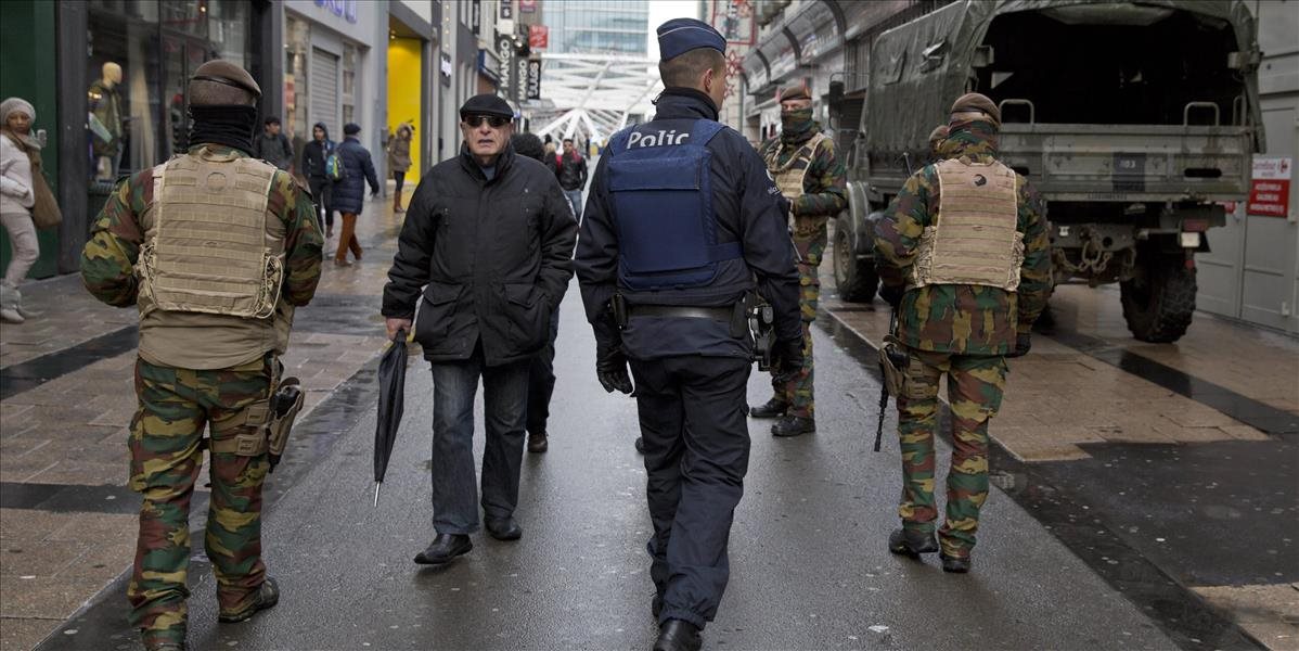 Belgická vláda predĺžila o ďalší mesiac prítomnosť vojakov v uliciach