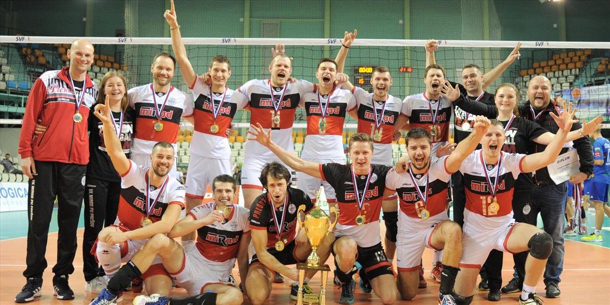 Volejbalisti Prešova otočili z 0:2 a po jedenástich rokoch získali Slovenský pohár