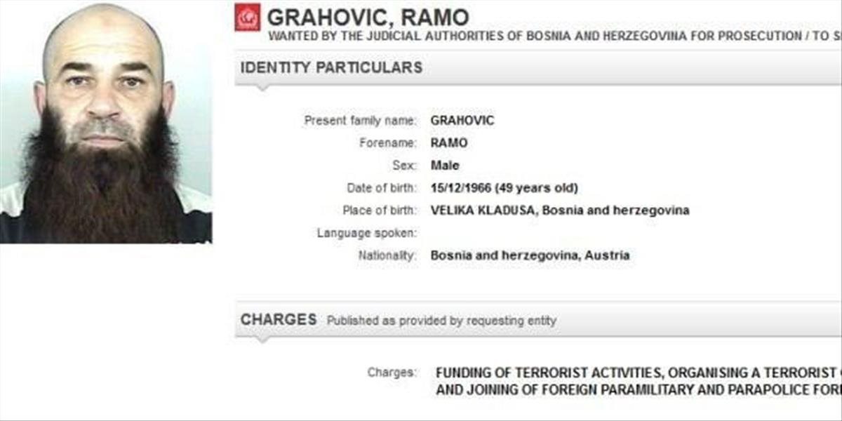 Interpol pátra po rodákovi z Bosny s dvojakým bosniansko-rakúskym občianstvom