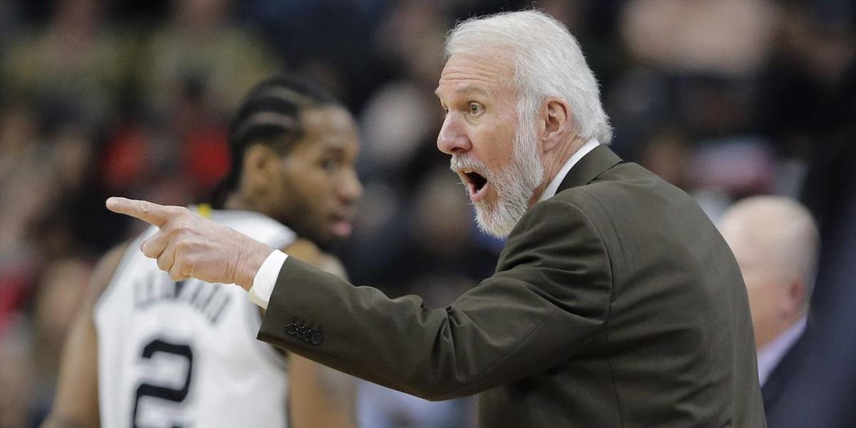 NBA: Tréner Popovich bude z rodinných dôvodov chýbať Spurs