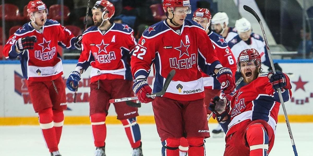 KHL: Moskovský CSKA delí jedna výhra od postupu do finále konferencie