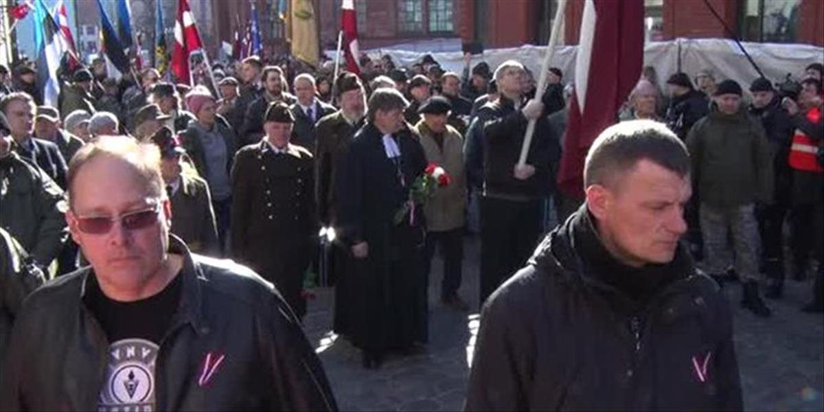 Ulicami Rigy pochodovali opäť veteráni z Lotyšskej légie síl SS