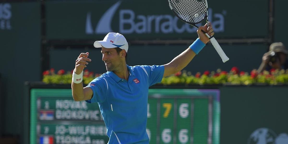 ATP Indian Wells: Djokovič do semifinále, vyzve ho Nadal