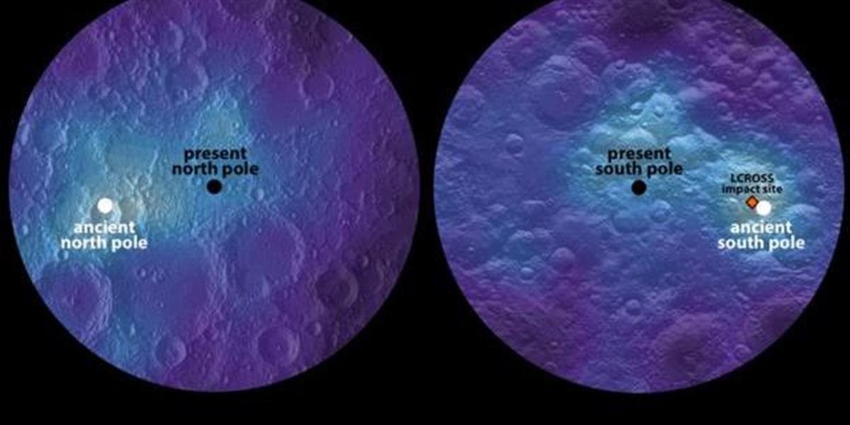 Rotačná os Mesiaca sa v minulosti zmenila, tvrdia vedci
