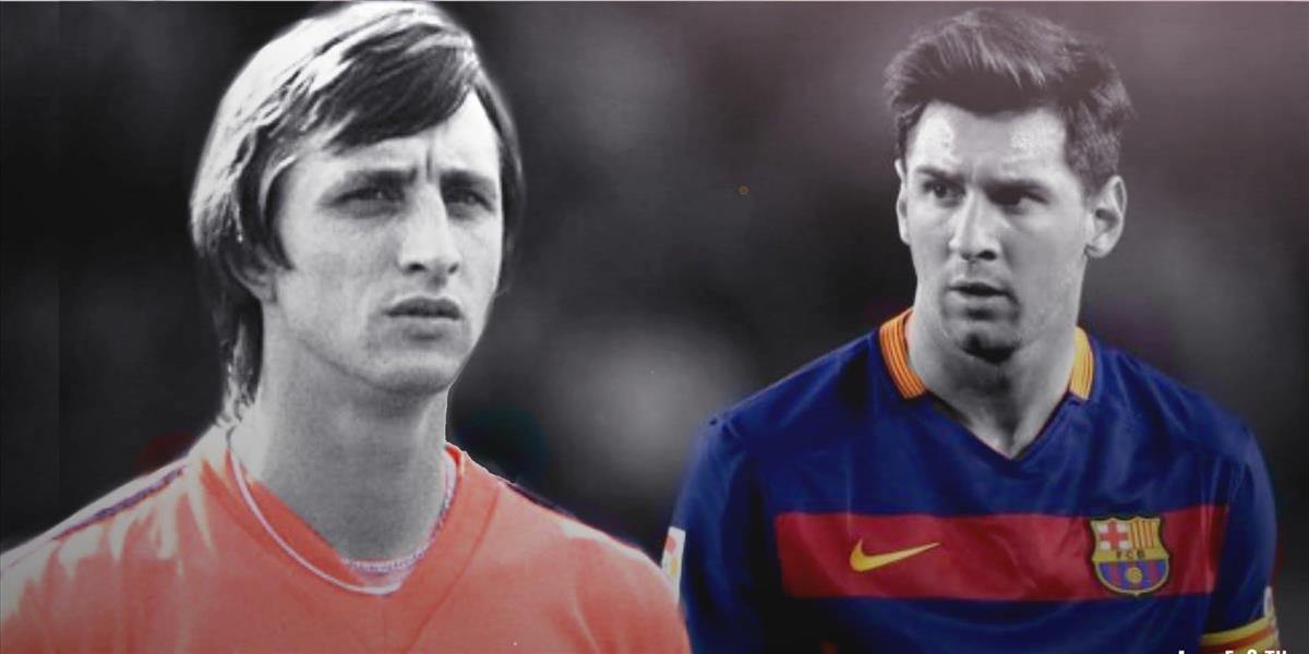 FOTO Lionel Messi vzdal hold legendárnemu Johanovi Cruyffovi