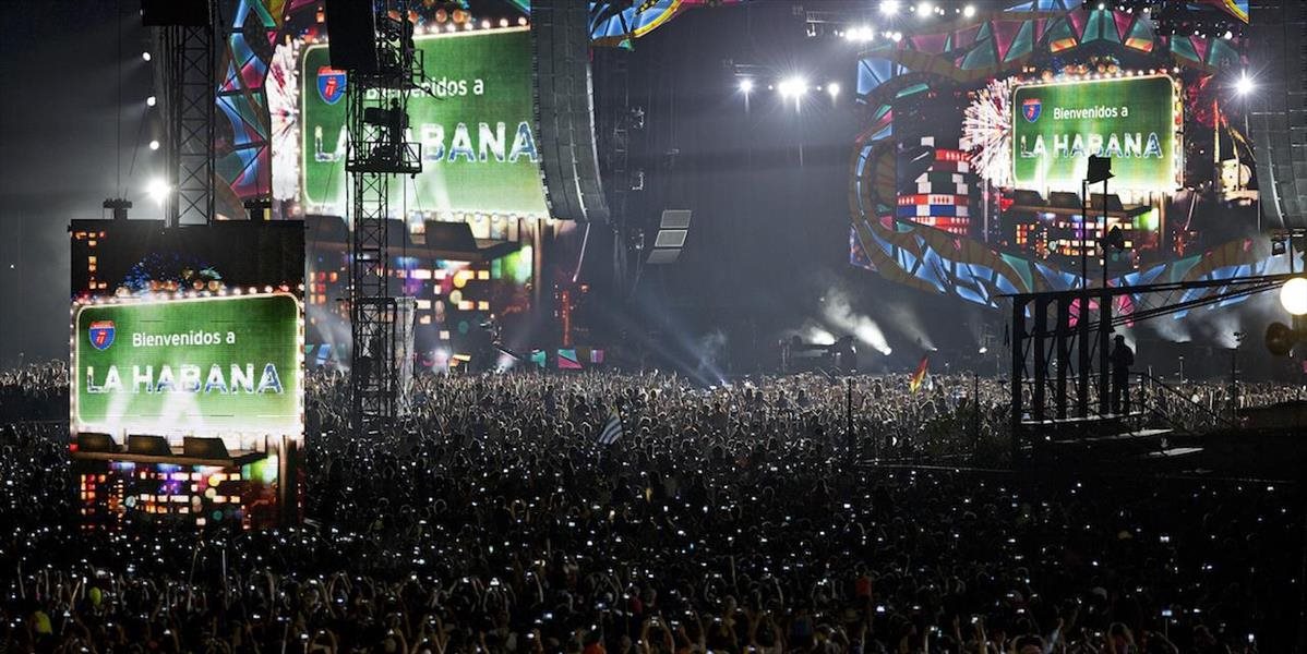 VIDEO O koncert Rolling Stones na Kube malo záujem pol milióna ľudí