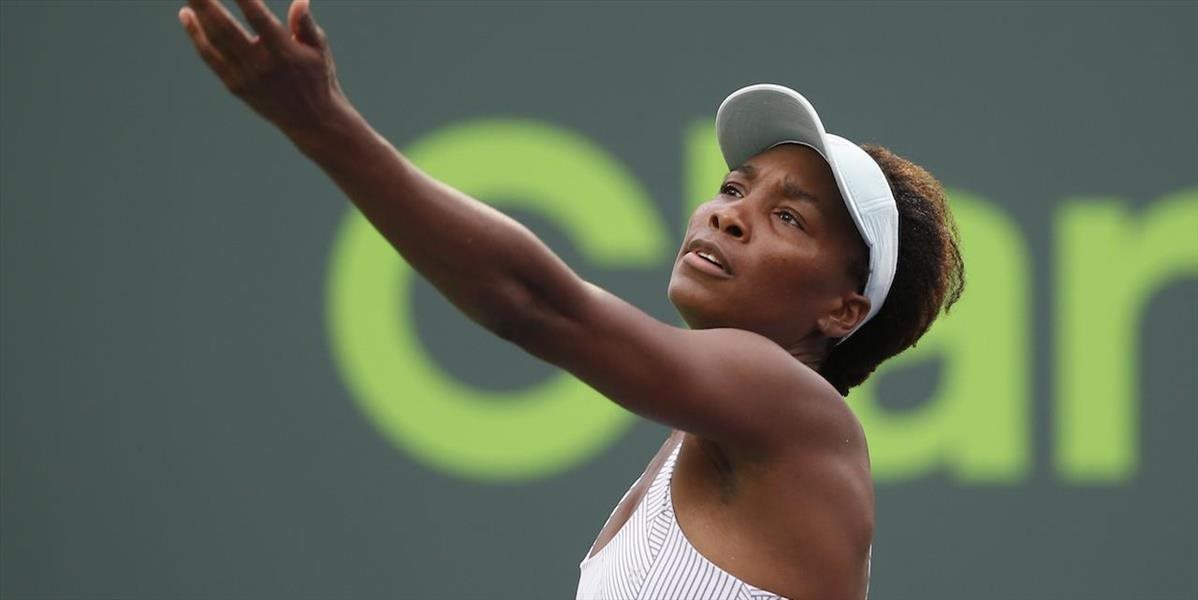 WTA Miami: Venus Williamsová skončila už v 2. kole, neprešla cez Vesninovú