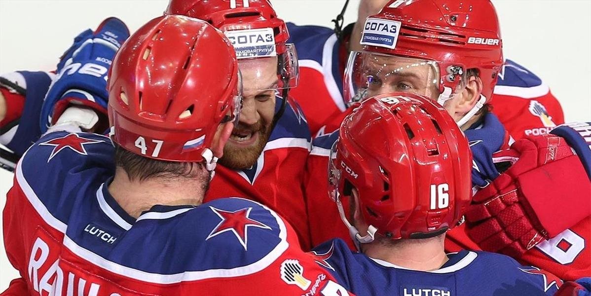 KHL: CSKA Moskva prvým finalistom play off, Petrohrad nevyhral ani zápas