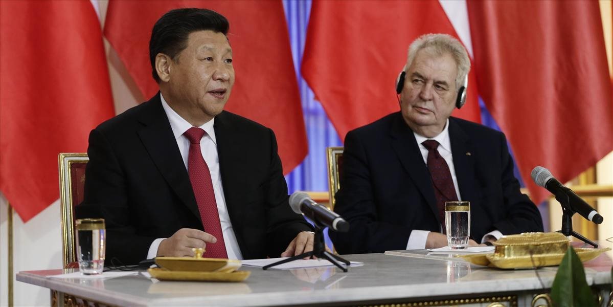 Český a čínsky prezident podpísali zmluvu o spolupráci